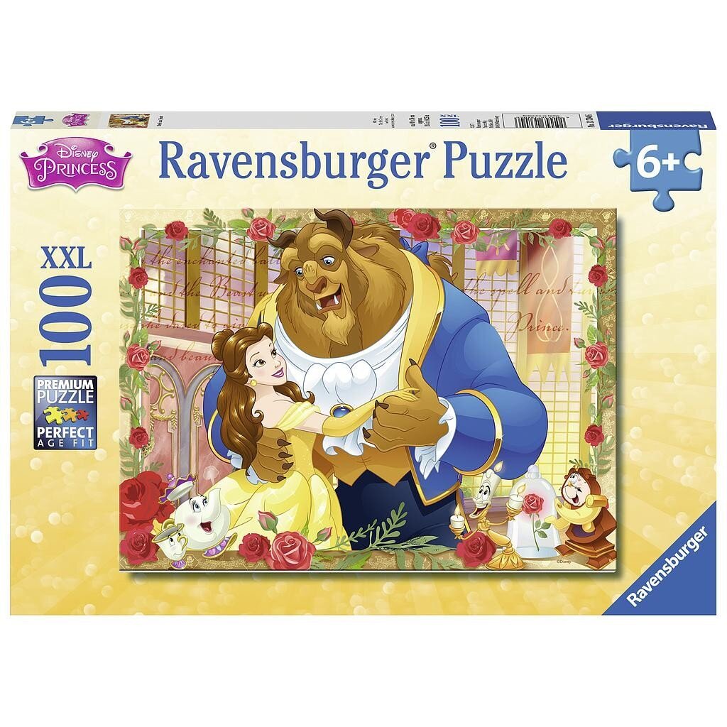 Ravensburger puzle 100 gabali, Skaistule un briesmonis цена и информация | Puzles, 3D puzles | 220.lv