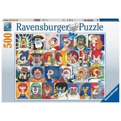 Ravensburger puzle 500 gabali, Tipiskas sejas cena un informācija | Puzles, 3D puzles | 220.lv