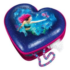 Ravensburger 3D puzles juvelierizstrādājumu kastīte Mermaid cena un informācija | Puzles, 3D puzles | 220.lv