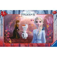 Пазл Ravensburger небольшой плитки, 15 деталей, Frozen 2 цена и информация | Пазлы | 220.lv