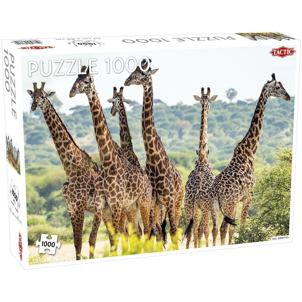 Taktikas puzle 1000gb Žirafes цена и информация | Puzles, 3D puzles | 220.lv
