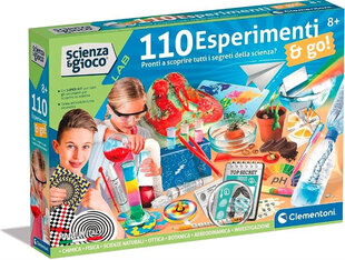 Mācību komplekts Clementoni, 110 eksperimenti cena un informācija | Attīstošās rotaļlietas | 220.lv