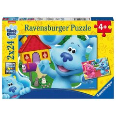 Пазл Ravensburger 2х24 шт., синие намеки и ты цена и информация | Пазлы | 220.lv