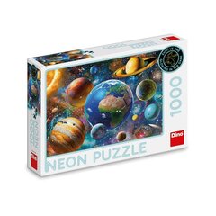 Dino puzle 1000 gab. Neona cena un informācija | Puzles, 3D puzles | 220.lv