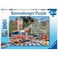 Ravensburger puzle 100 gab. Ugunsdzēsēju mašīnas cena un informācija | Puzles, 3D puzles | 220.lv