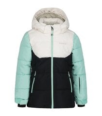 Jaka bērniem Icepeak Loris 50034-4*850, piparmētru/balta 6438549474688 cena un informācija | Virsjakas un mēteļi meitenēm | 220.lv