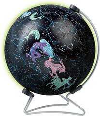Ravensburger 11544 3D Puzle Tumšā mīrdzošs zvaigžņu globuss 190 gab. цена и информация | Пазлы | 220.lv