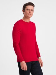 Klasisks vīriešu džemperis ar apkakli Ombre Clothing, sarkans цена и информация | Мужские свитера | 220.lv