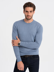 Klasisks vīriešu džemperis ar apkakli Ombre Clothing, zils цена и информация | Мужские свитера | 220.lv