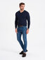 Elegants v-veida džemperis vīriešiem Ombre Clothing, zils цена и информация | Vīriešu džemperi | 220.lv