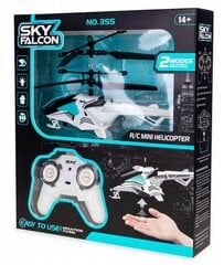 Tālvadības helikopters Sky Falcon, balts cena un informācija | Rotaļlietas zēniem | 220.lv