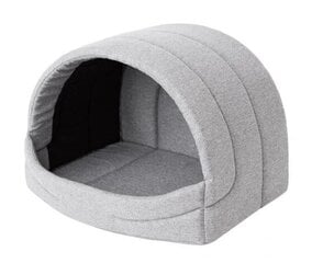 Лежак-домик для домашних животных Doggy, разные размеры, цвет серый цена и информация | Лежаки, домики | 220.lv