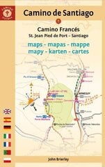 Camino De Santiago Maps: St. Jean Pied De Port - Santiago De Compostela 2024 edition цена и информация | Путеводители, путешествия | 220.lv