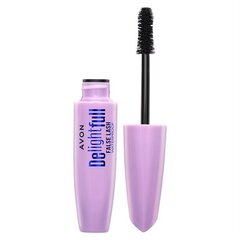 Водостойкая тушь для ресниц Delightfull False Lash для объёма и длины, 10 мл, Blackest Black, Avon цена и информация | Тушь, средства для роста ресниц, тени для век, карандаши для глаз | 220.lv