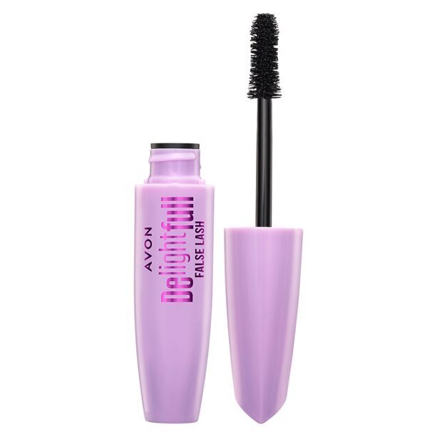 Delightfull False Lash skropstu tuša apjomam un garumam, 10ml, Blackest Black, Avon cena un informācija | Acu ēnas, skropstu tušas, zīmuļi, serumi | 220.lv