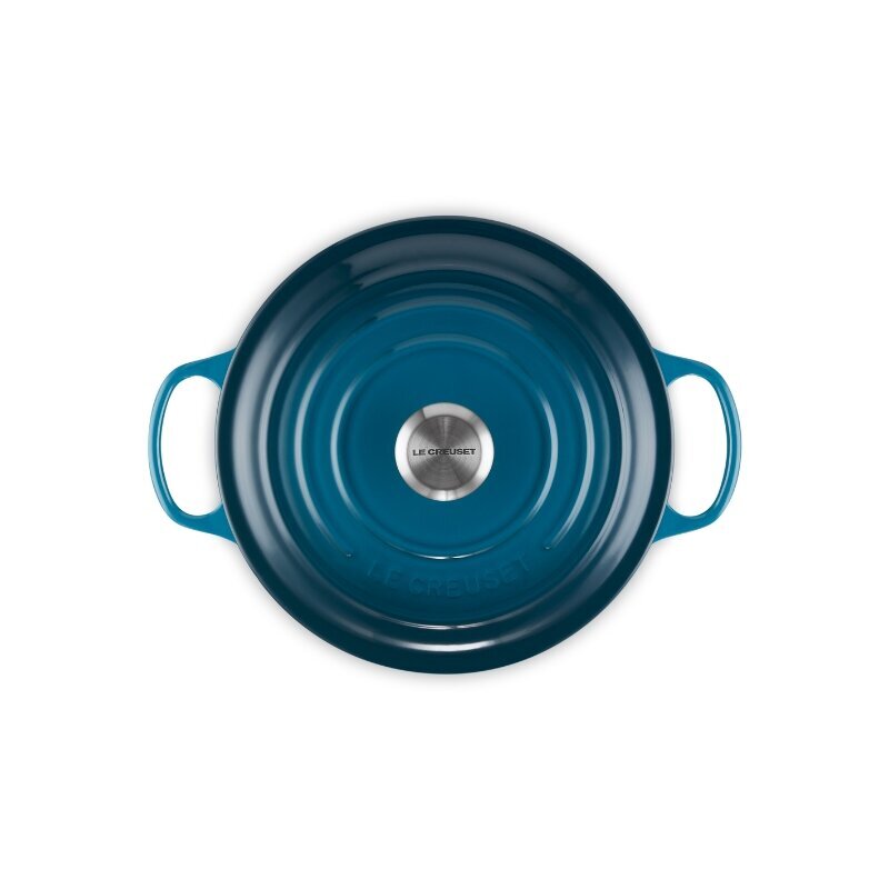 Le Creuset apaļš čuguna katls, Ø24 cm, 4,2L, zils цена и информация | Katli, tvaika katli | 220.lv