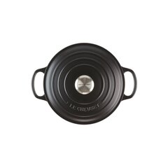 Le Creuset apaļš čuguna katls, Ø26 cm, 5,3L, matēts melns kaina ir informacija | Katli, tvaika katli | 220.lv