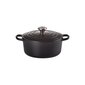 Le Creuset apaļš čuguna katls, Ø26 cm, 5,3L, matēts melns цена и информация | Katli, tvaika katli | 220.lv