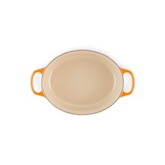 Le Creuset ovāls čuguna katls, 31 cm, 6,3L, oranžs цена и информация | Кастрюли, скороварки | 220.lv