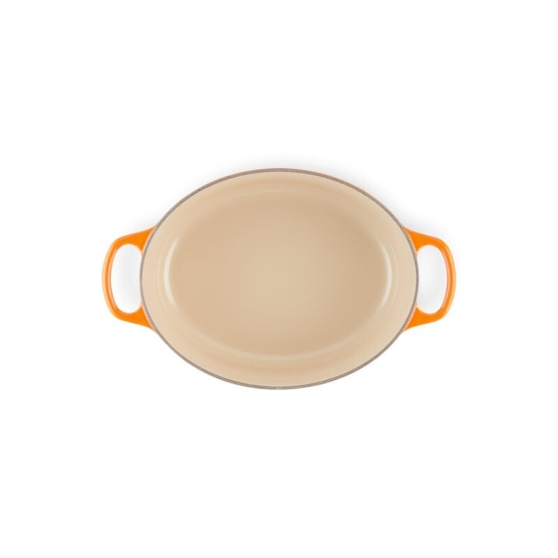 Le Creuset ovāls čuguna katls, 31 cm, 6,3L, oranžs цена и информация | Katli, tvaika katli | 220.lv