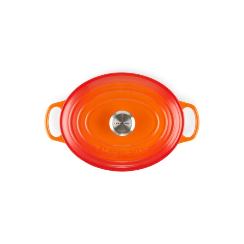 Le Creuset ovāls čuguna katls, 31 cm, 6,3L, oranžs цена и информация | Katli, tvaika katli | 220.lv