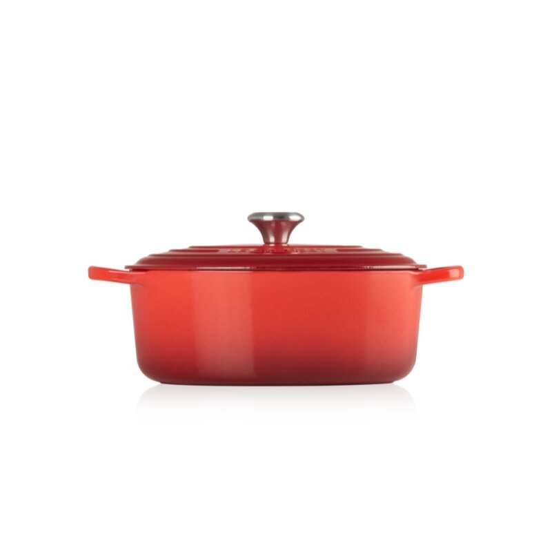 Le Creuset ovāls čuguna katls, 31 cm, 6,3L, sarkans cena un informācija | Katli, tvaika katli | 220.lv