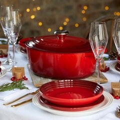 Le Creuset ovāls čuguna katls, 31 cm, 6,3L, sarkans цена и информация | Кастрюли, скороварки | 220.lv