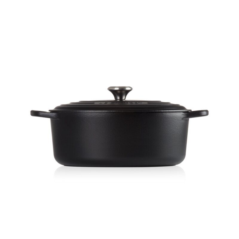 Le Creuset ovāls čuguna katls, 31 cm, 6,3L, matēts melns цена и информация | Katli, tvaika katli | 220.lv