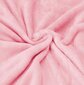 Rozā mīksts pleds - gultas pārklājs, 200 cm x 200 cm cena un informācija | Gultas pārklāji, pledi | 220.lv