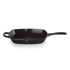 Le Creuset kvadrātveida čuguna grillpanna, 26x26 cm, matēti melna cena un informācija | Pannas | 220.lv