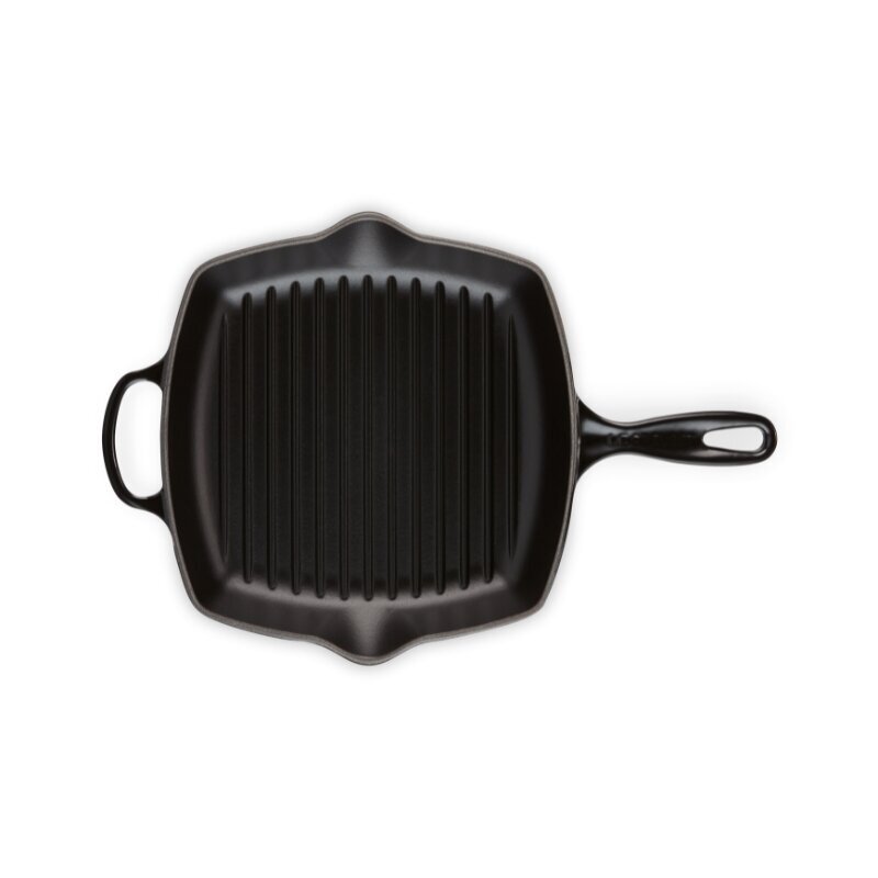 Le Creuset kvadrātveida čuguna grillpanna, 26x26 cm, matēti melna цена и информация | Pannas | 220.lv