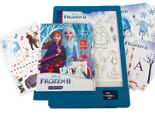 Skiču burtnīca ar izgaismotu tāfeli 2 Make it Real Fashion Design, Disney Frozen 2, 4254 cena un informācija | Modelēšanas un zīmēšanas piederumi | 220.lv