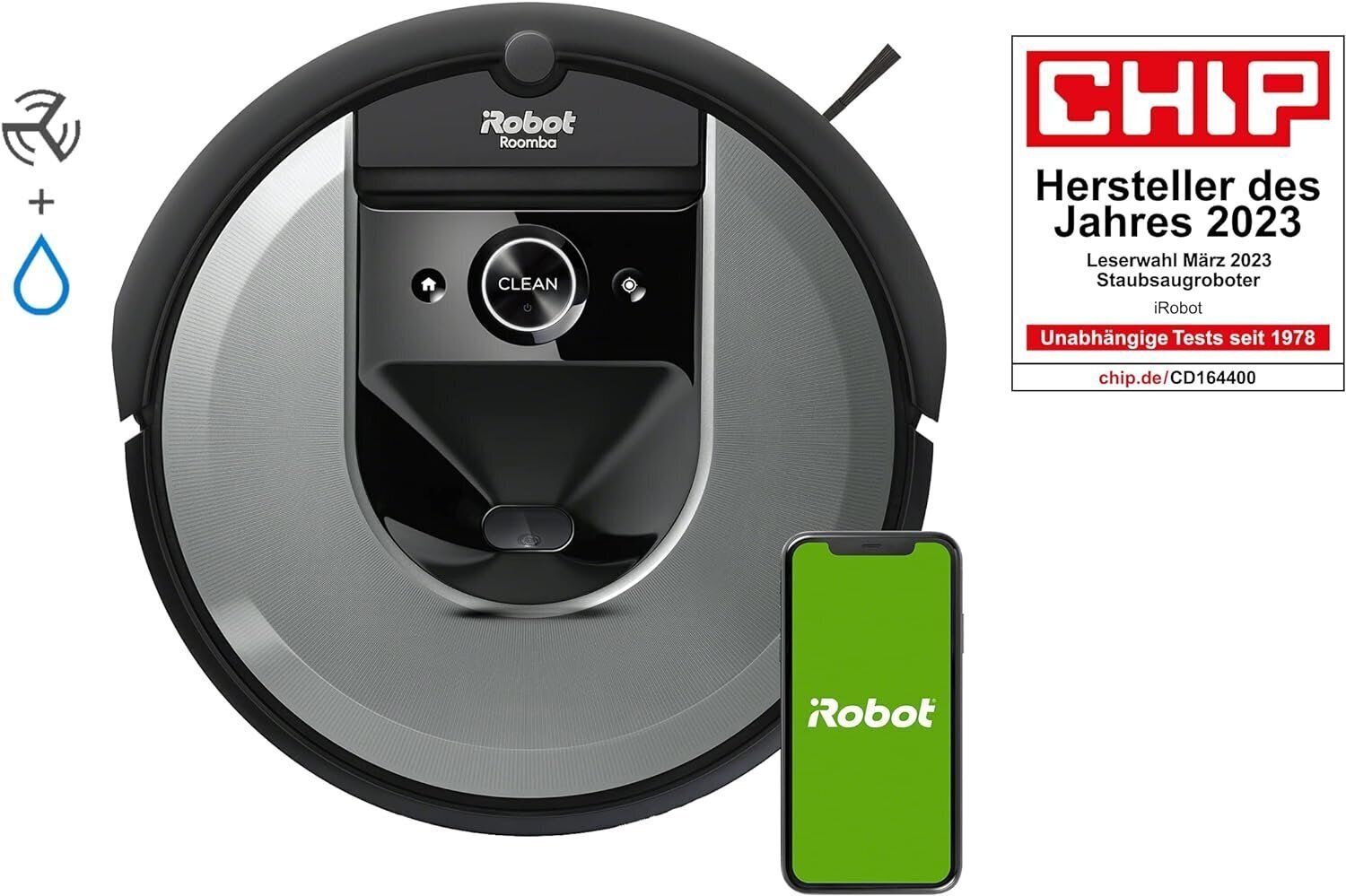 iRobot Roomba Combo i8 цена и информация | Putekļu sūcēji - roboti | 220.lv
