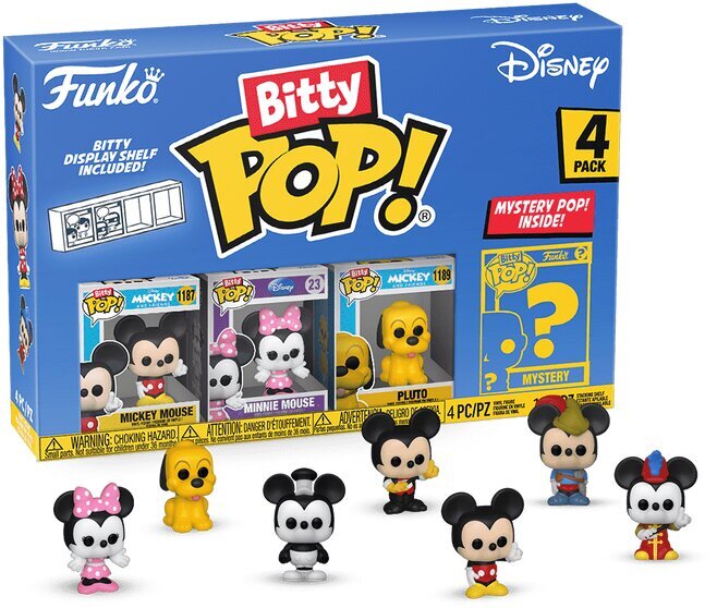 Figūriņa Funko POP! 4 Pack Disney Bitty POP! cena un informācija | Datorspēļu suvenīri | 220.lv
