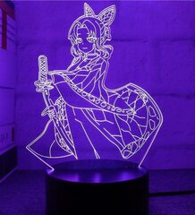  Лампа 3D Led Demon Slayer  цена и информация | Детали интерьера | 220.lv