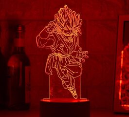  Лампа 3D Led Dragon Ball Z цена и информация | Детали интерьера | 220.lv