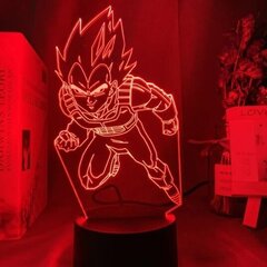  Лампа 3D Led Dragon Ball Z цена и информация | Детали интерьера | 220.lv