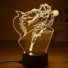  Лампа 3D Led Naruto цена и информация | Детали интерьера | 220.lv