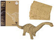 Koka 3D telpiskā puzle Lean Toys Dinozaurs, 38 d. цена и информация | Puzles, 3D puzles | 220.lv