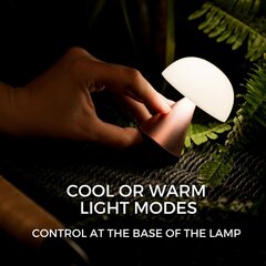 Galda lampa Lexon Mina Oplaadbare batterij LED Bronza ABS cena un informācija | Galda lampas | 220.lv