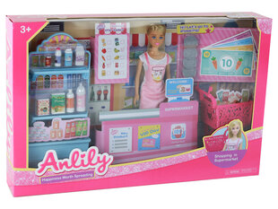 Кукла Anlily с аксессуарами для магазина цена и информация | Игрушки для девочек | 220.lv
