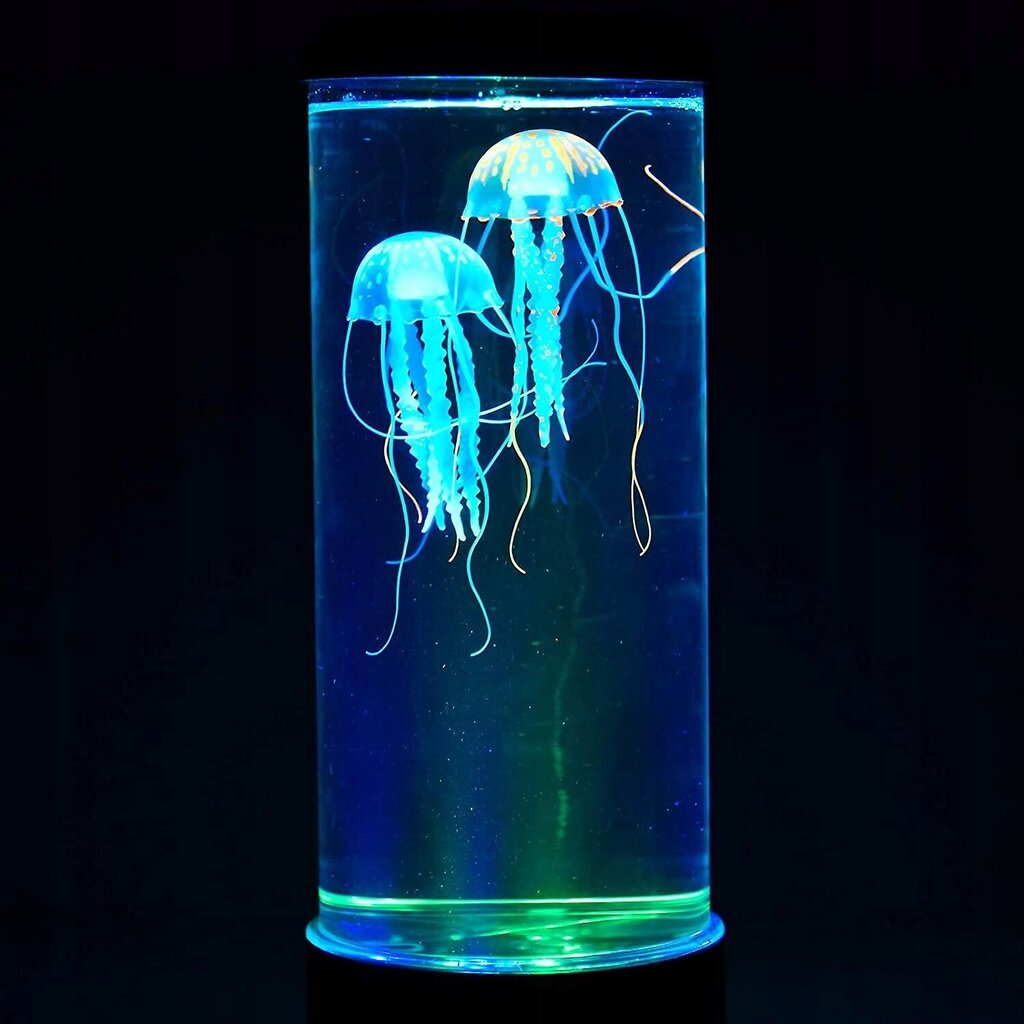 Lavas lampa daudzkrāsaina medūza cena un informācija | Galda lampas | 220.lv