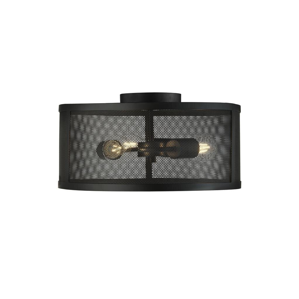 Searchlight griestu lampa Fishnet 2843-3BK цена и информация | Griestu lampas | 220.lv