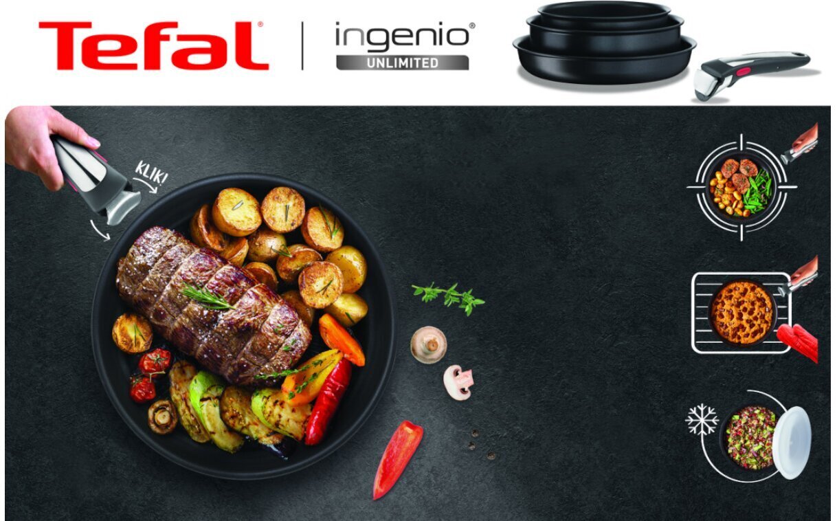 Katls Tefal Ingenio Unlimited L7632832, 18 cm, 2,2 l цена и информация | Katli, tvaika katli | 220.lv