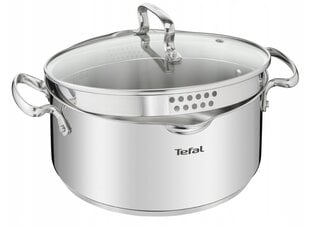 Katls ar vāku Tefal Duetto+ G7194455, 20 cm, 2,9 l цена и информация | Кастрюли, скороварки | 220.lv