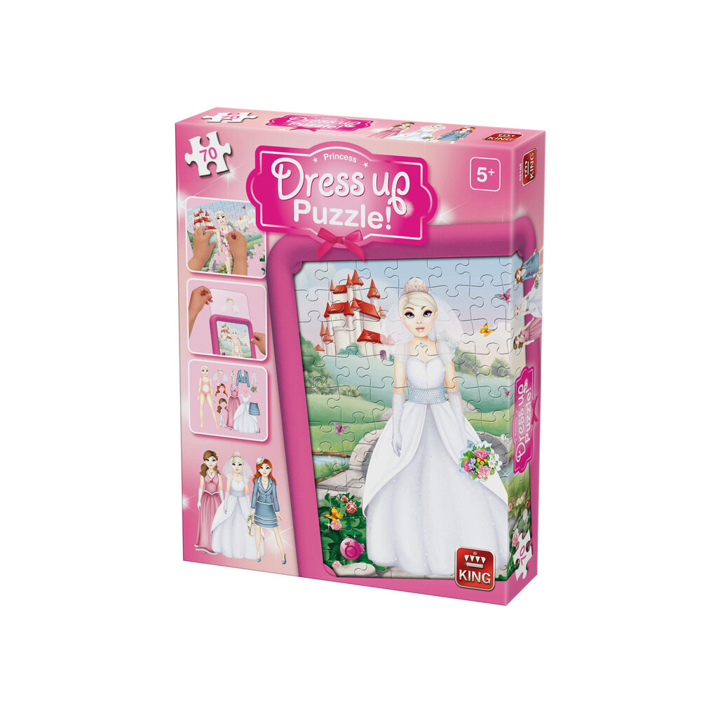 Puzle King Dress Up Princess, 70 d. cena un informācija | Puzles, 3D puzles | 220.lv