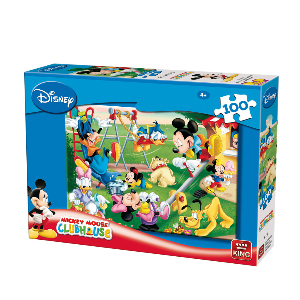 Puzle King Mickey Mouse, 100 d. cena un informācija | Puzles, 3D puzles | 220.lv