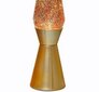 Lava lampa zelta spīdums 40cm цена и информация | Galda lampas | 220.lv