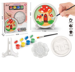 Keramikas komplekts ar krāsām zīmēšanai cena un informācija | Attīstošās rotaļlietas | 220.lv