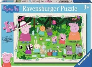 Ravensburger Puzzle Peppa Pig 35pc 5618 цена и информация | Пазлы | 220.lv